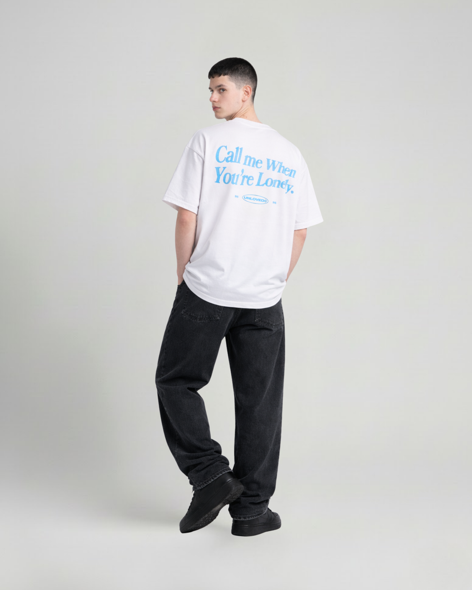 Call Me boxy tee bianca