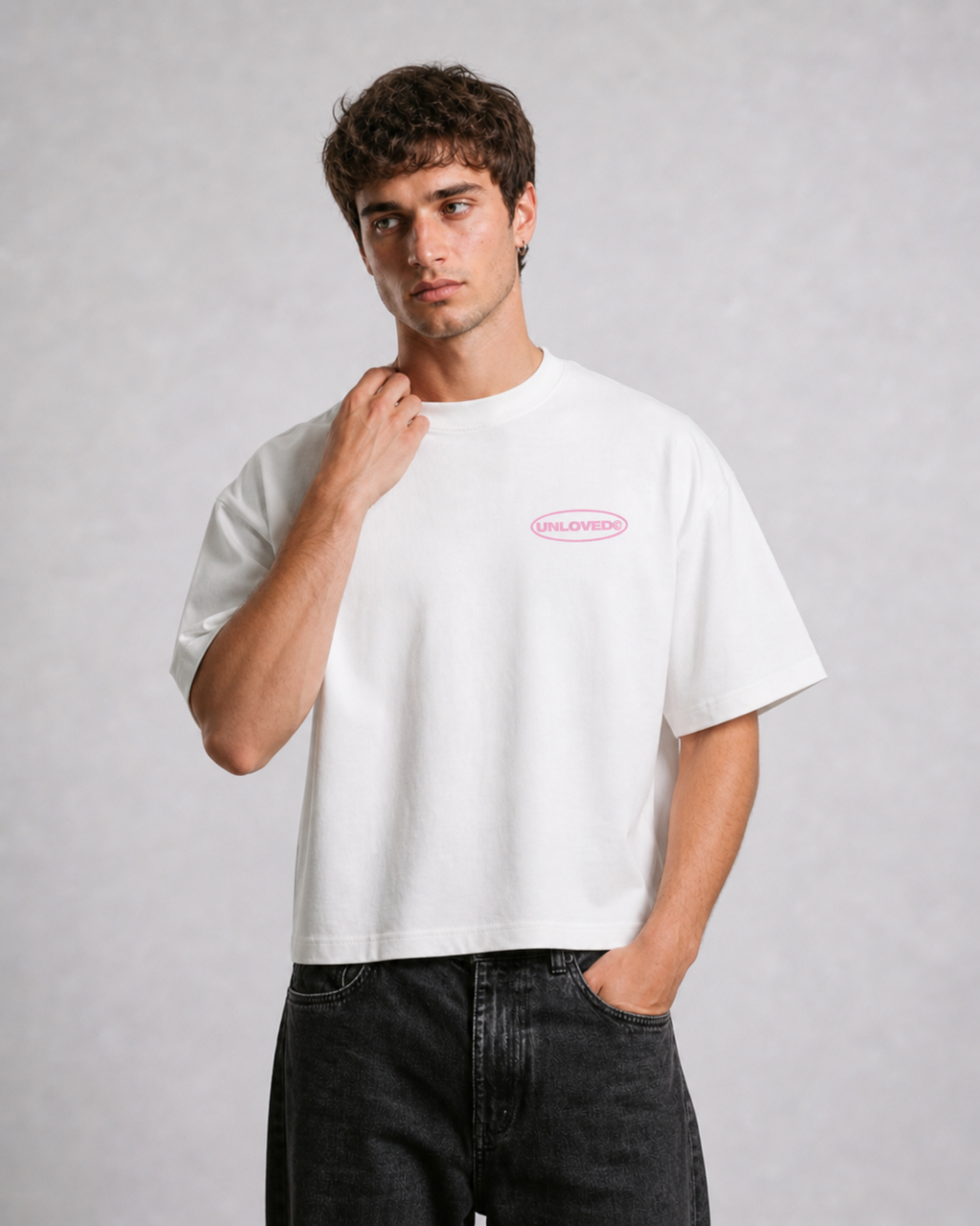 Ibiza holiday boxy tee bianca