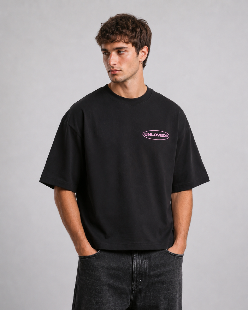 Baile boxy tee nera