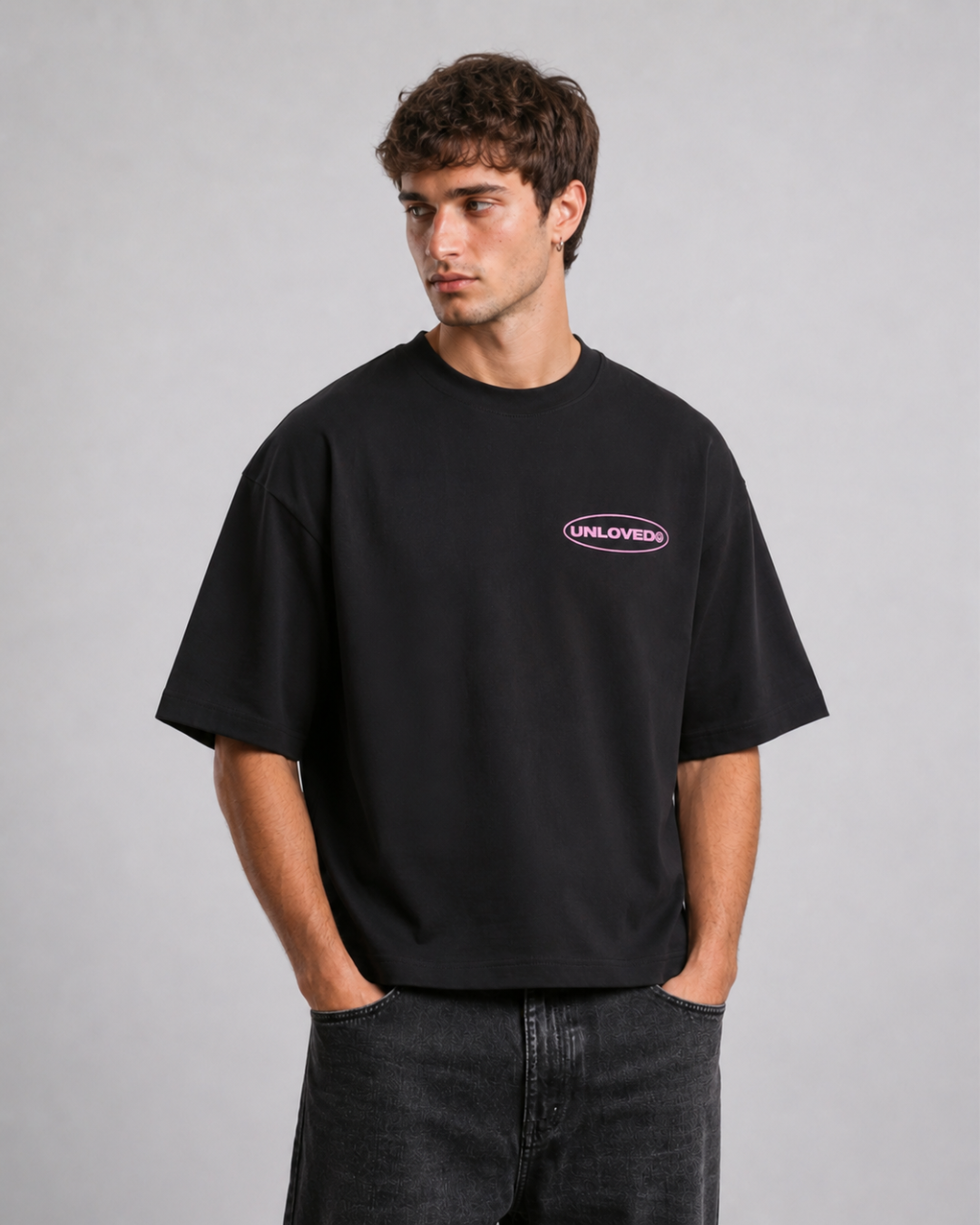 Baile boxy tee nera