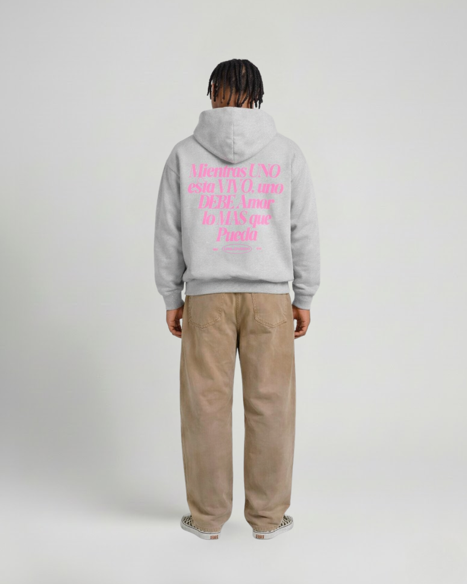 Baile boxy hoodie grigio