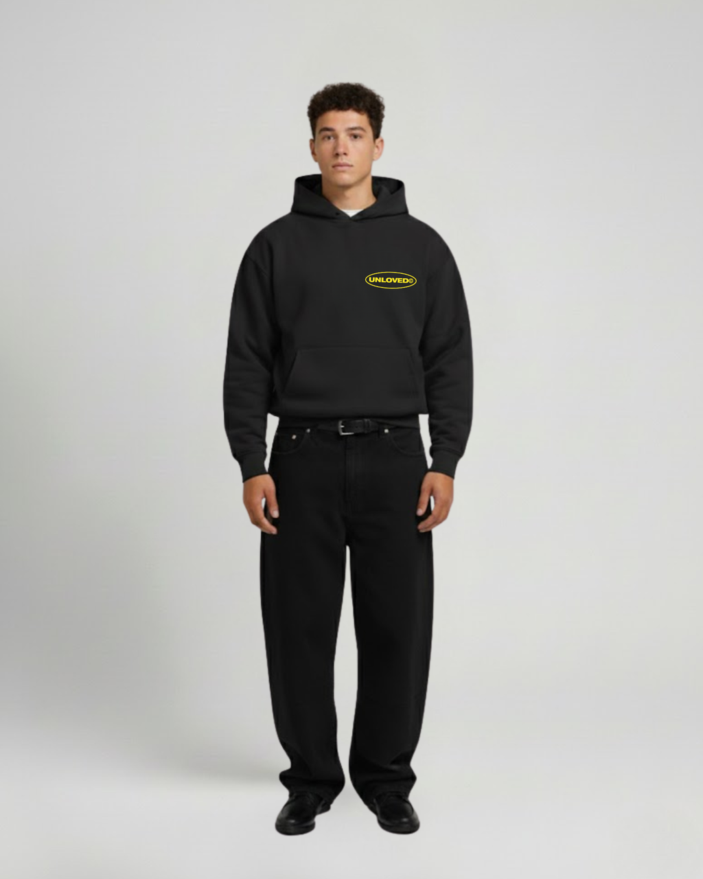 Therapist boxy hoodie nera