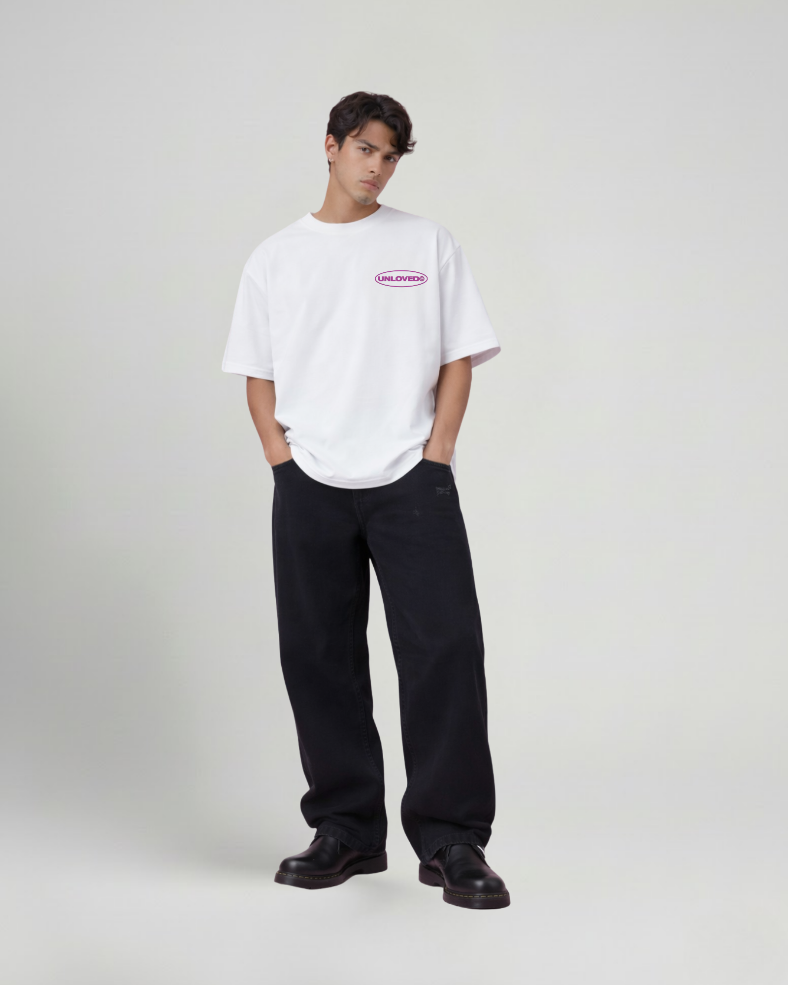 Broken Heart boxy tee bianca