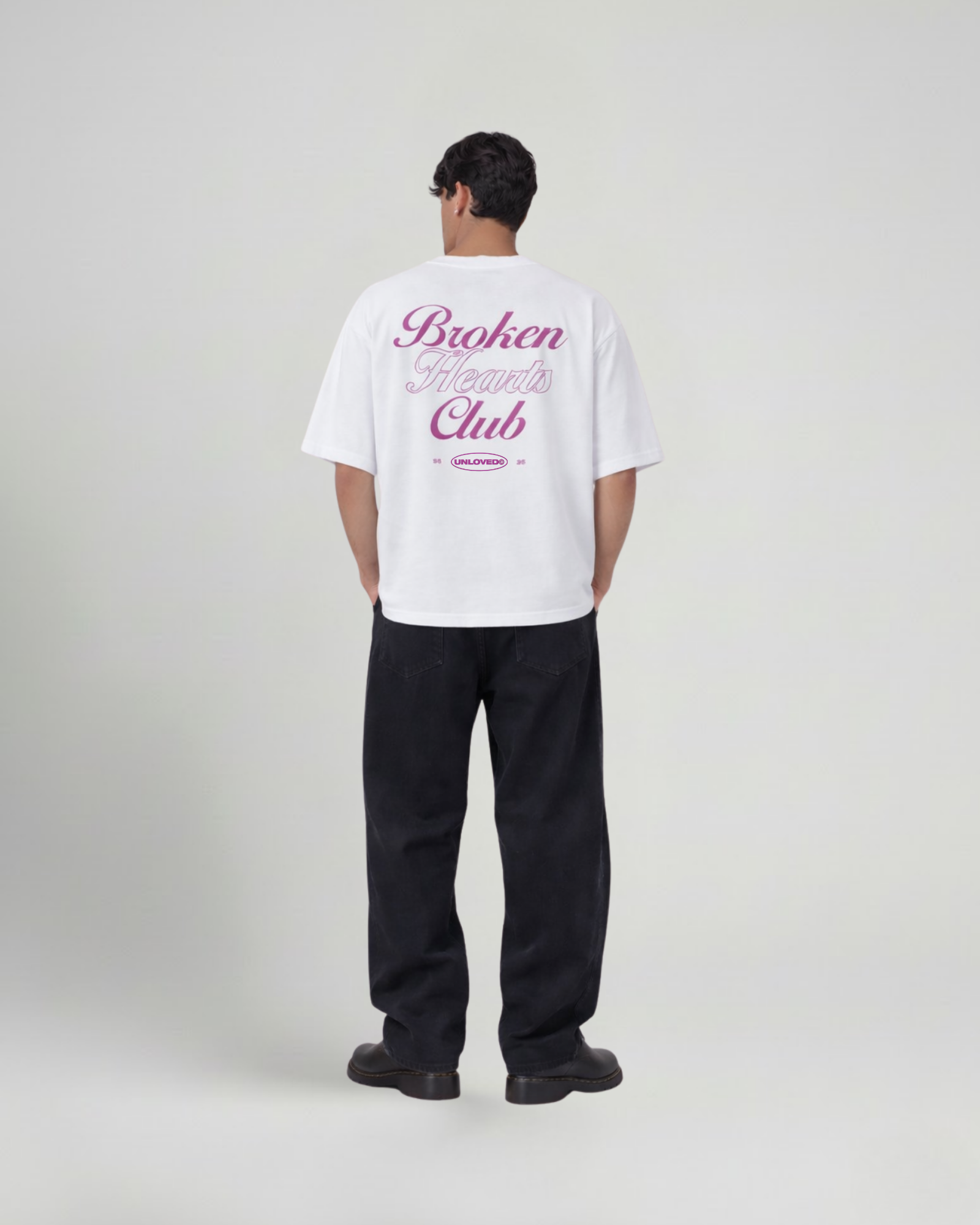 Broken Heart boxy tee bianca