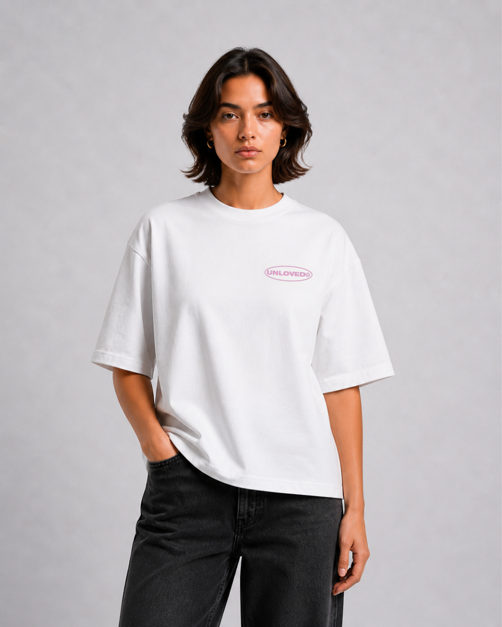 Baile boxy tee bianca