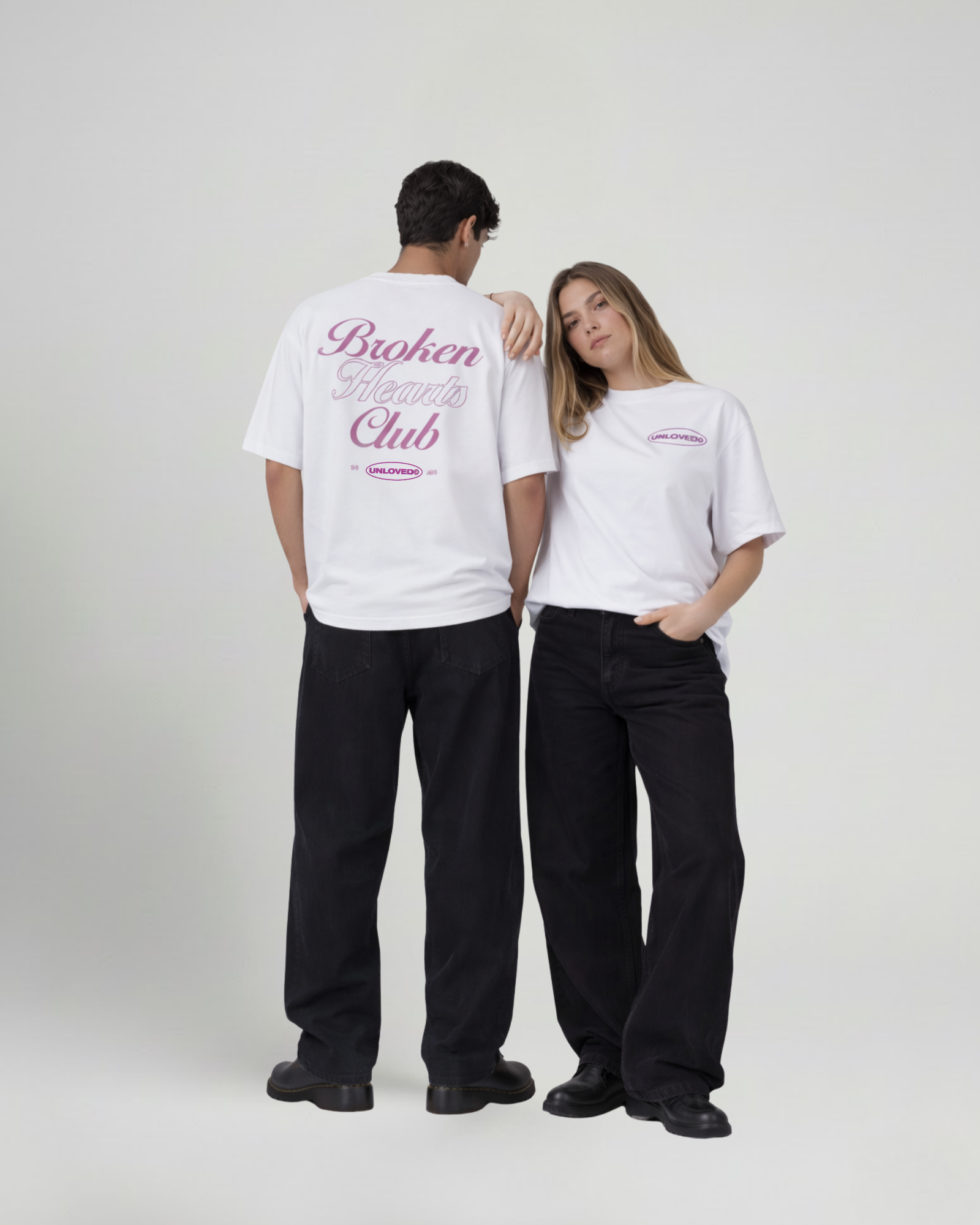 Broken Heart boxy tee bianca