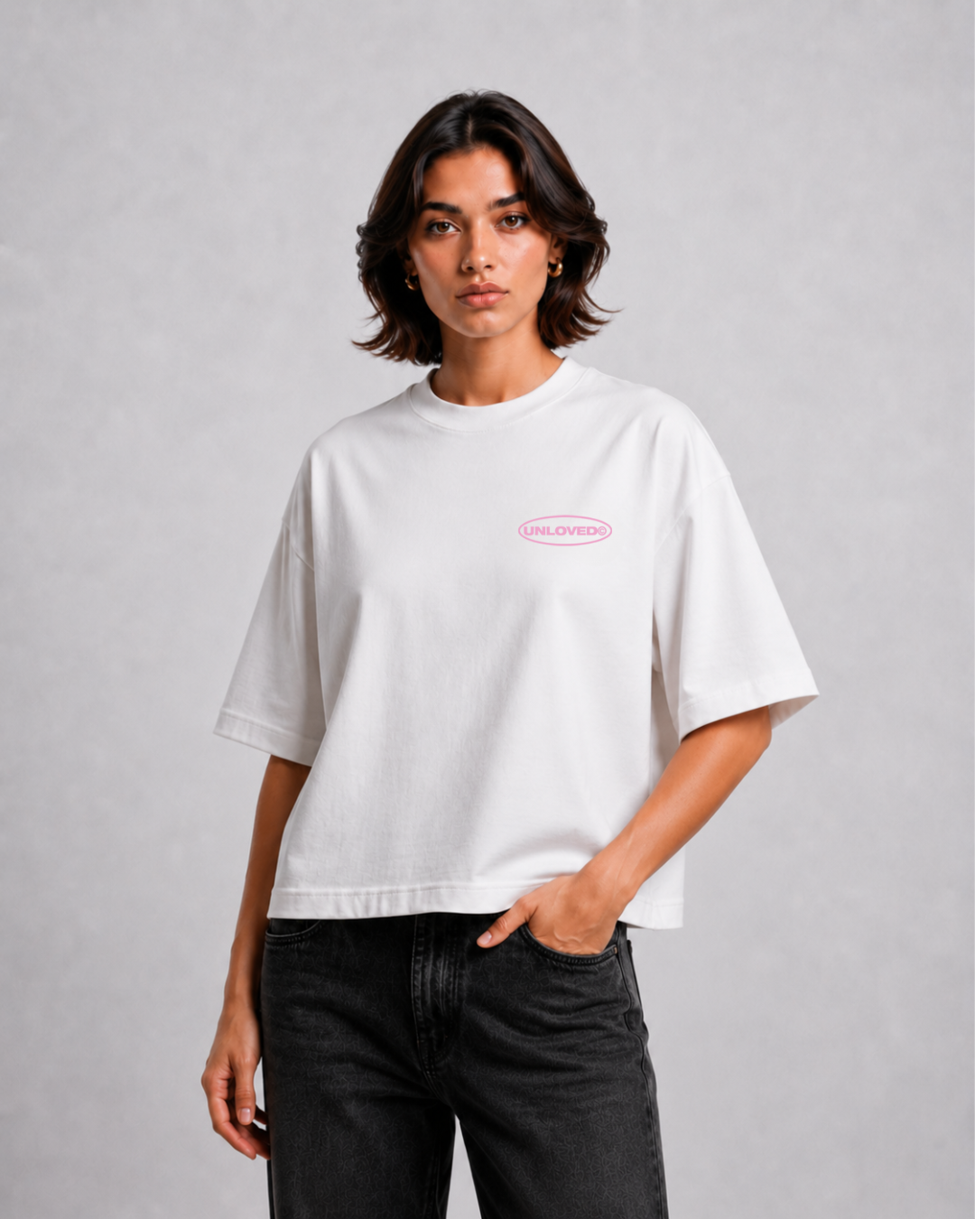 Ibiza holiday boxy tee bianca