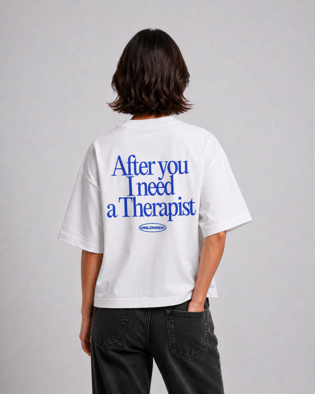 Therapist boxy tee bianca