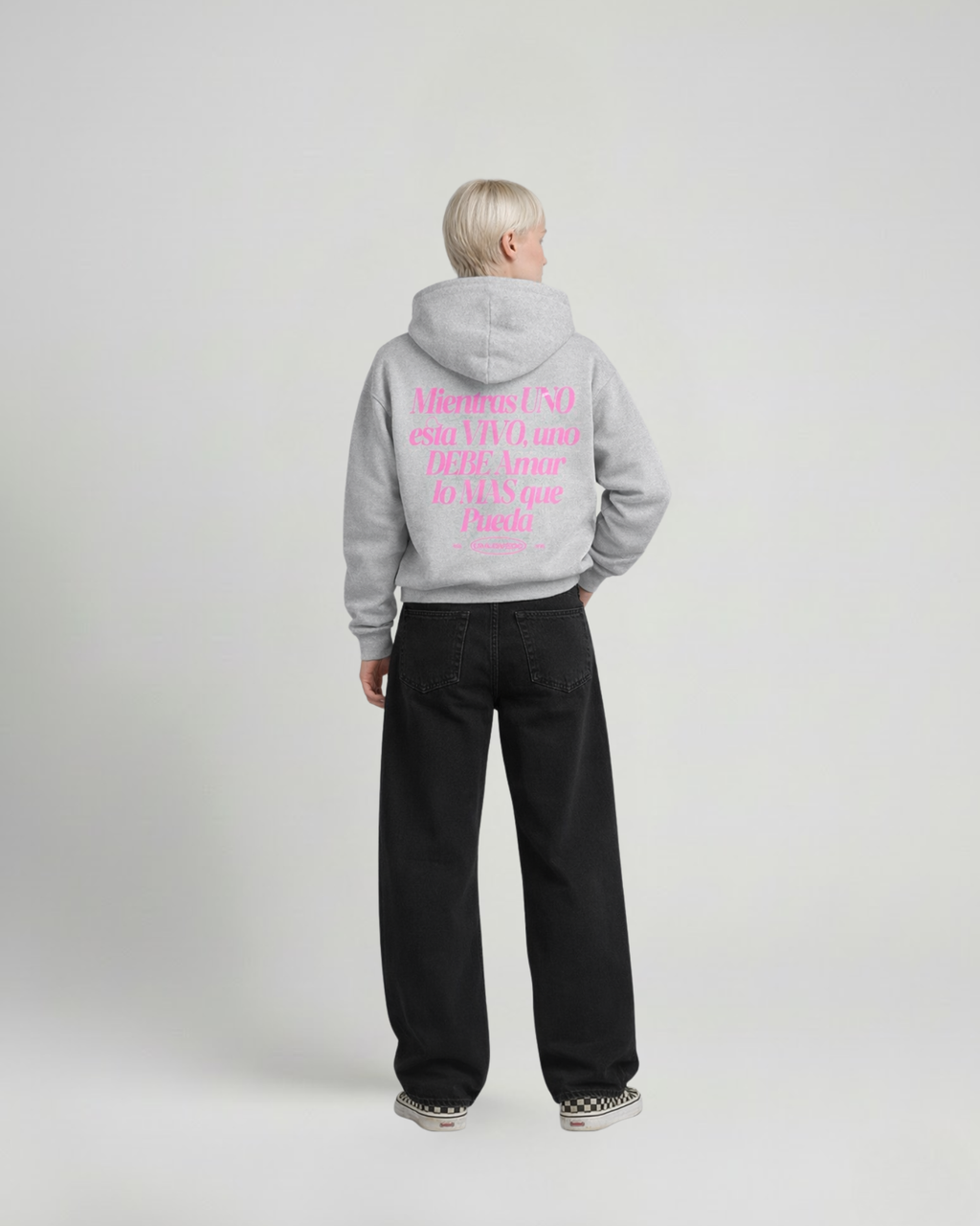 Baile boxy hoodie grigio