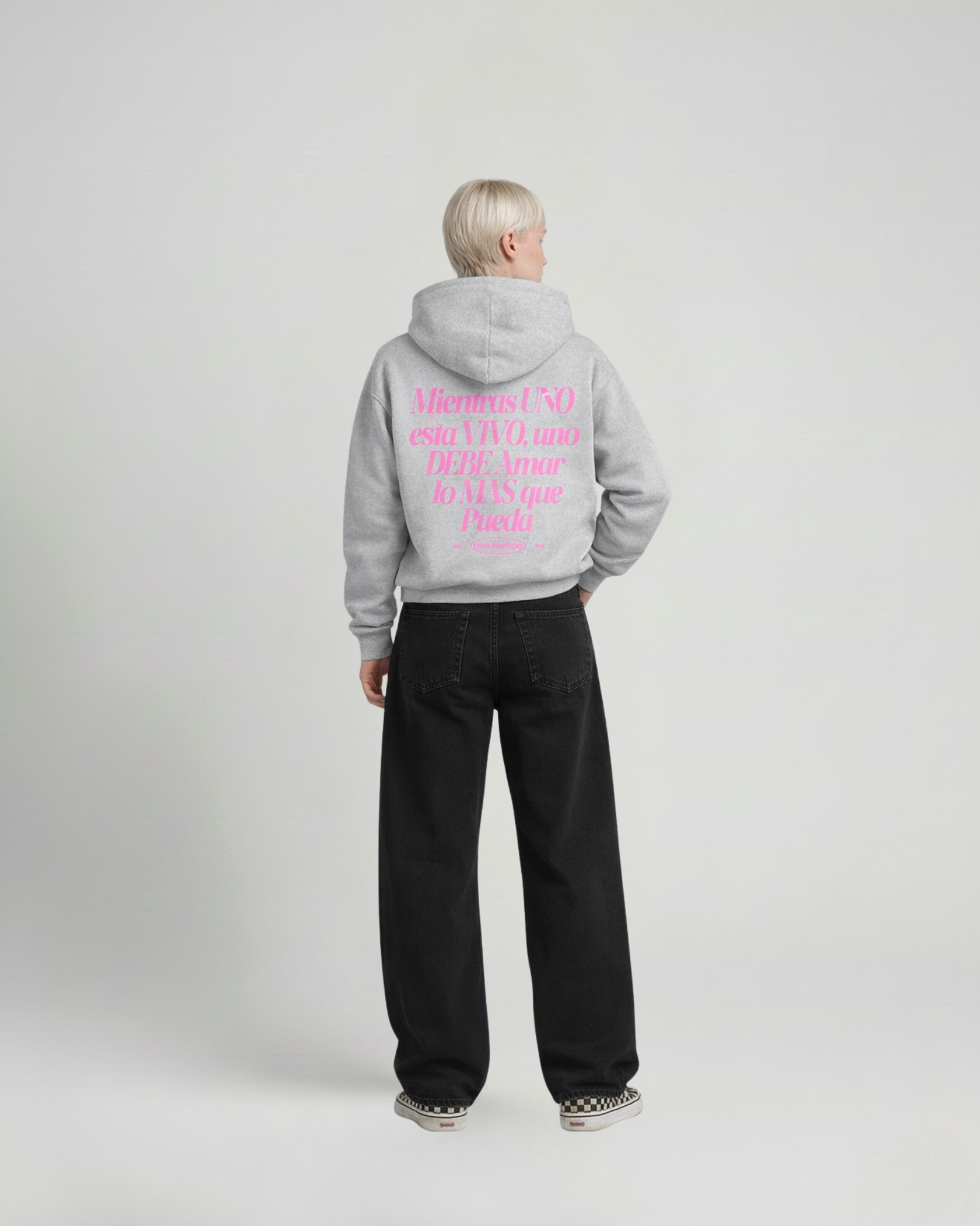 Baile boxy hoodie grigio