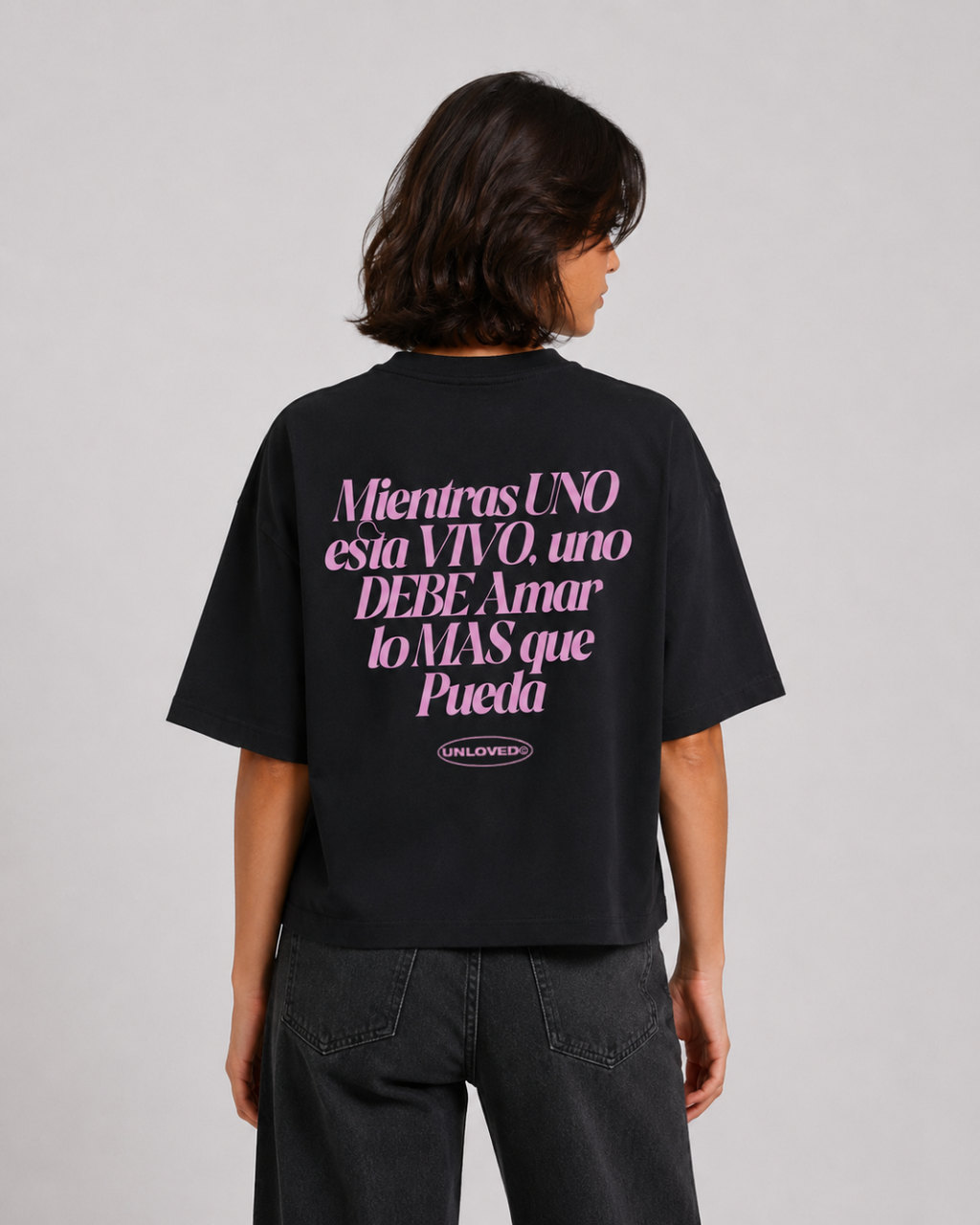 Baile boxy tee nera