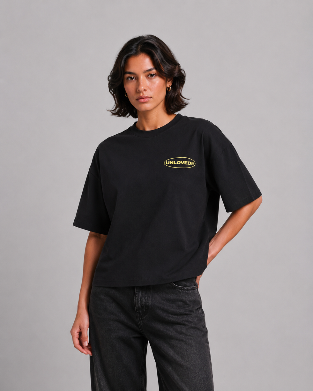 Therapist boxy tee nera