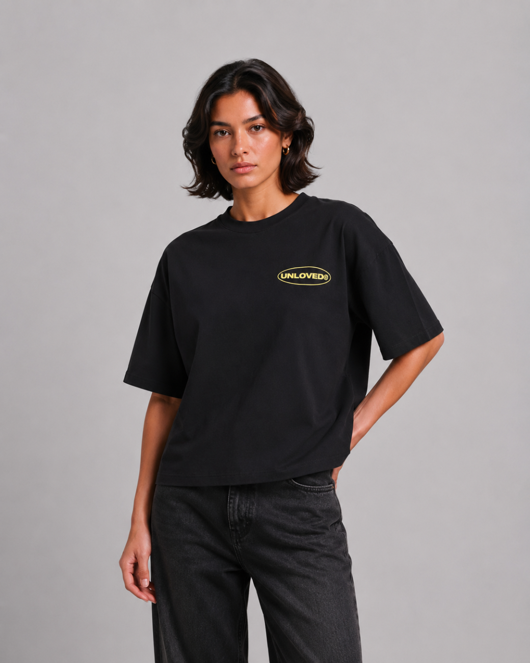 Therapist boxy tee nera