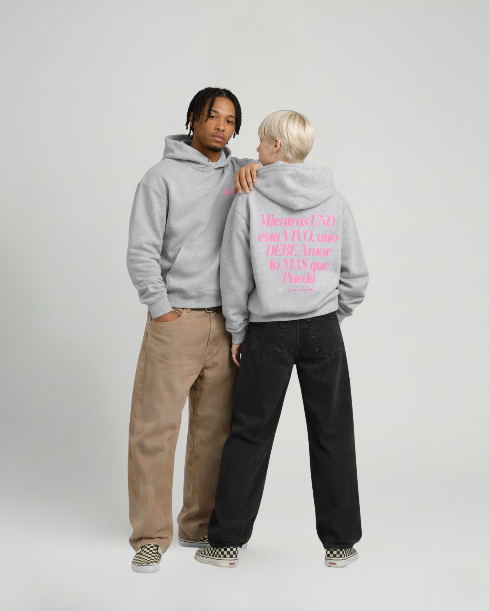 Baile boxy hoodie grigio