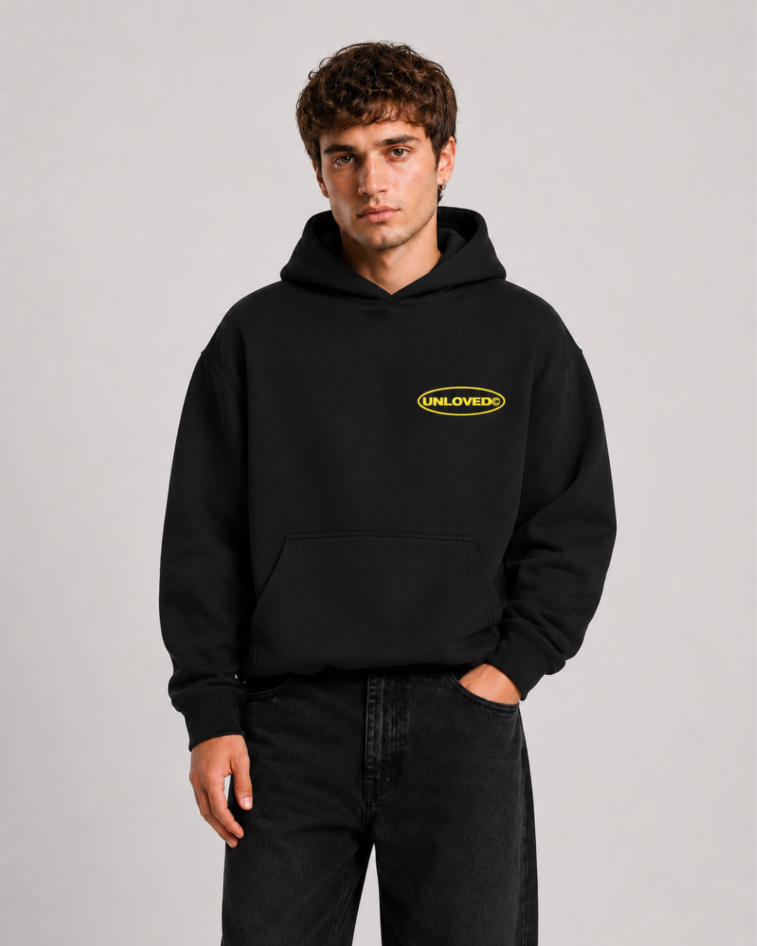 Therapist boxy hoodie nera