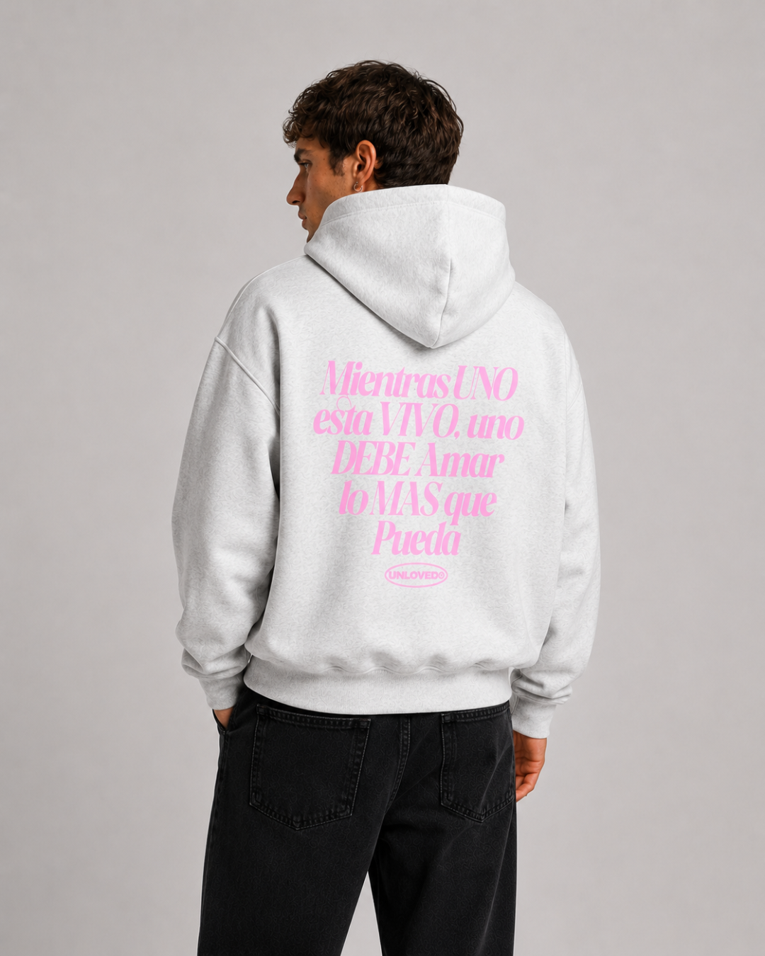 Baile boxy hoodie grigia