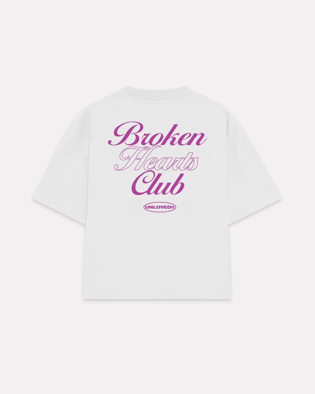 Broken Heart boxy tee bianca