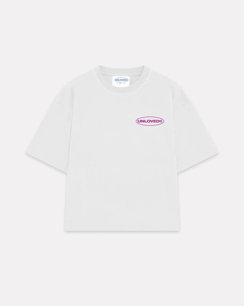 Broken Heart boxy tee bianca
