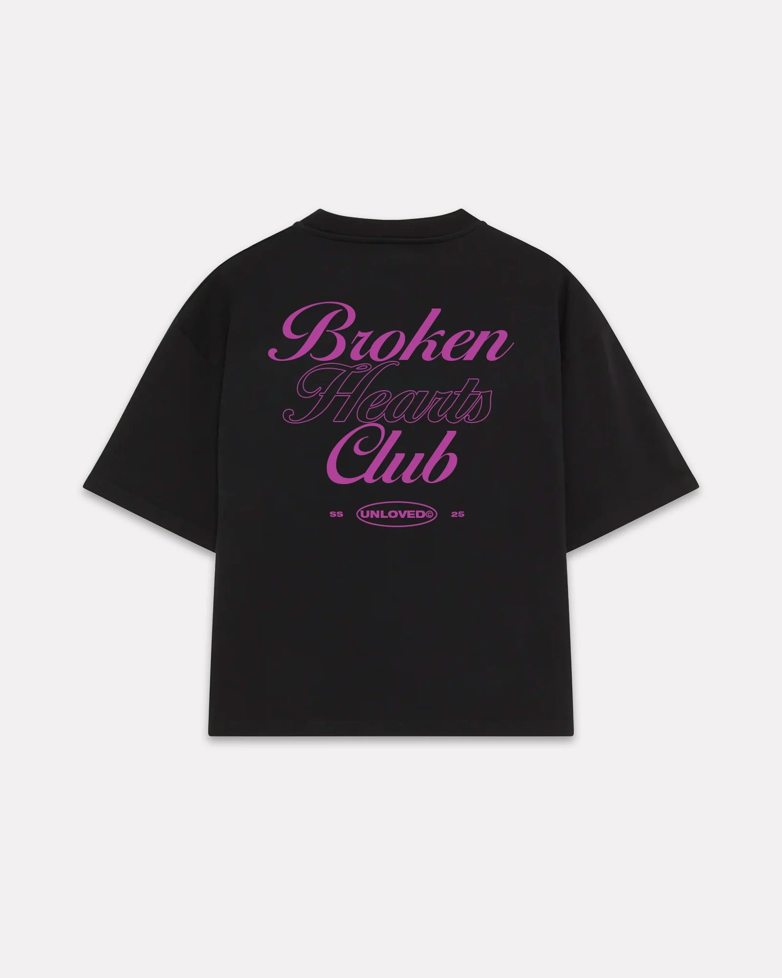 Broken Heart boxy tee nera
