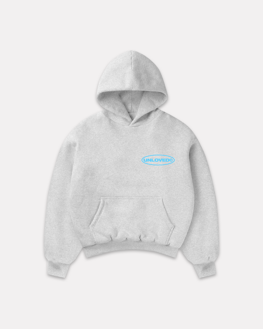 Call Me boxy hoodie grigia