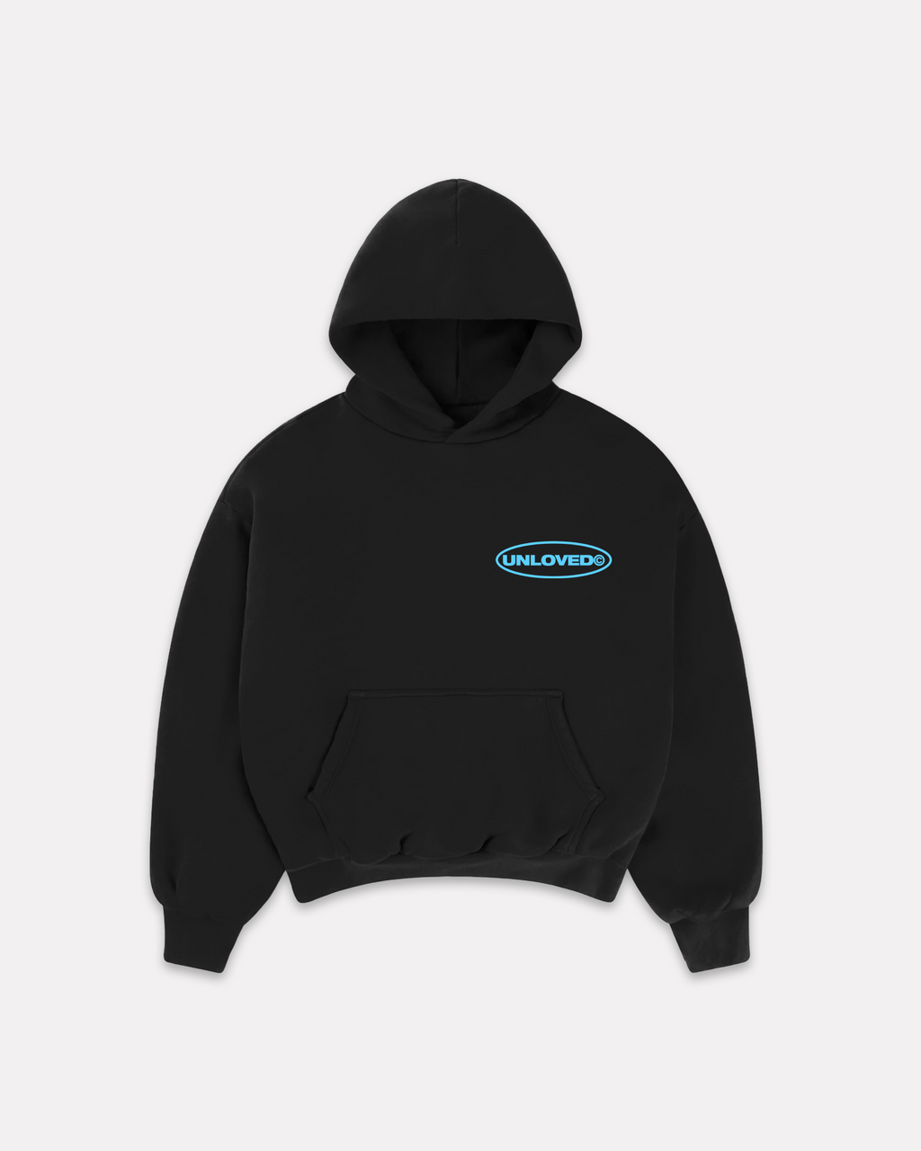 Call Me boxy hoodie nera