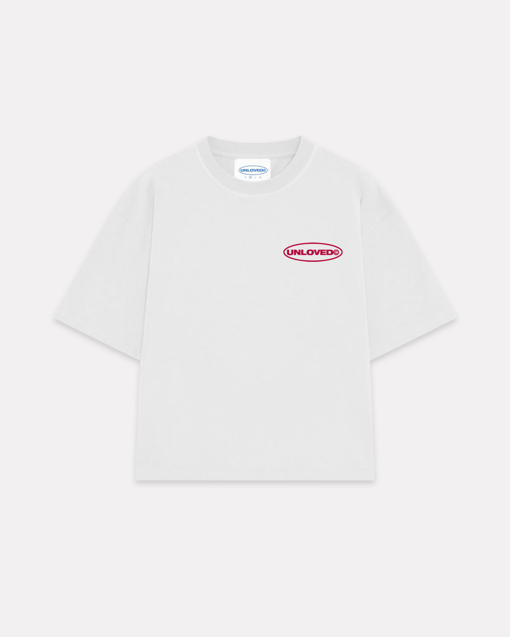 Fall in Love boxy tee bianca