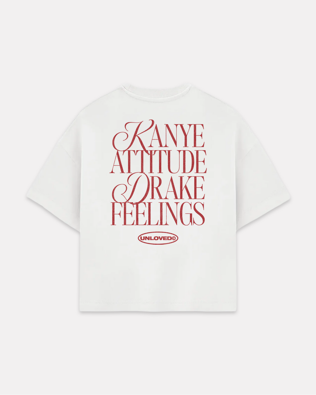 Kanye & Drake boxy tee bianca