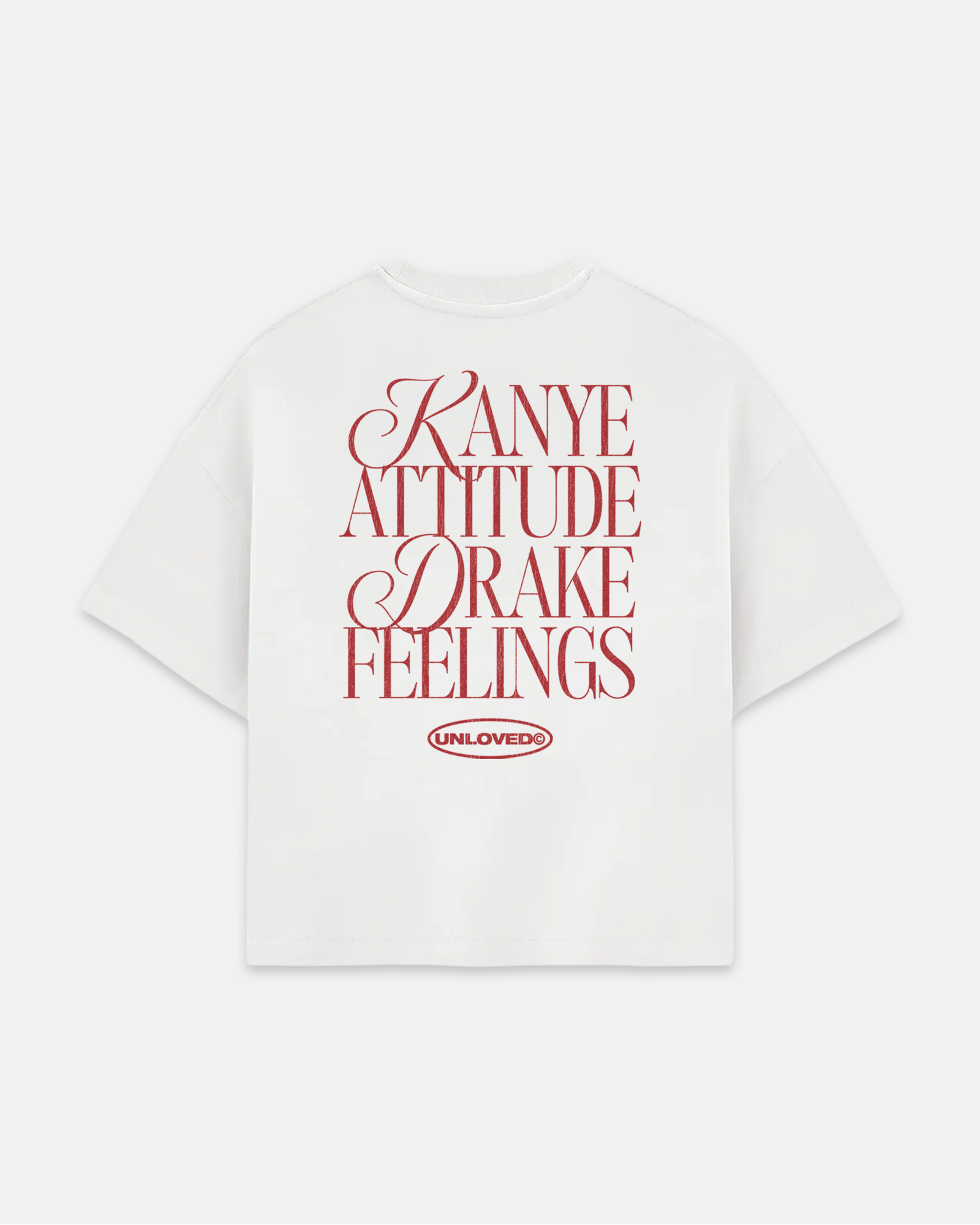 Kanye & Drake boxy tee bianca