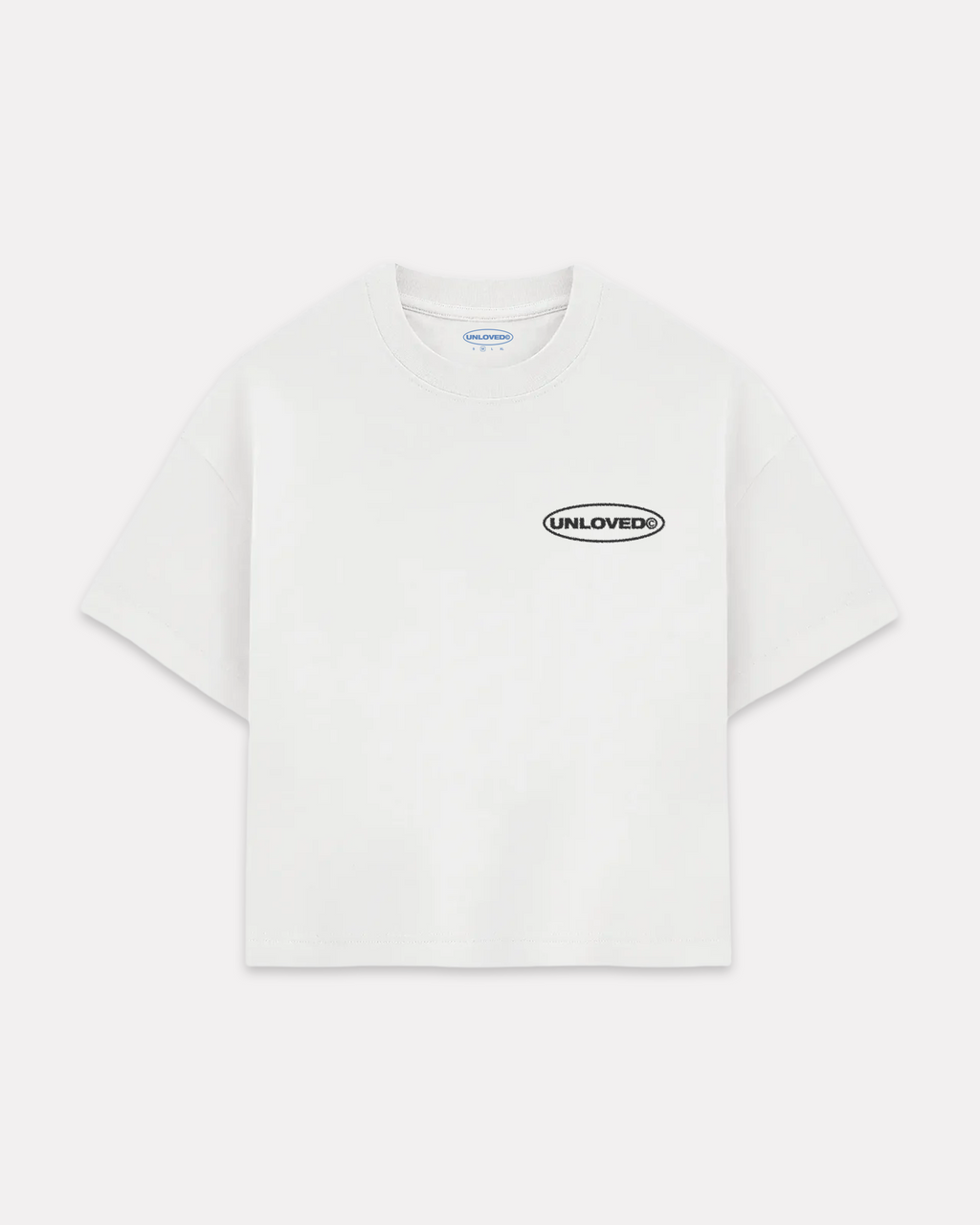 Peace boxy tee bianca