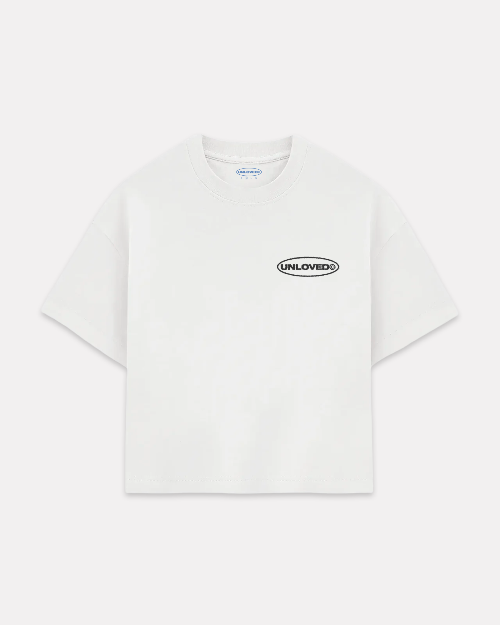 Peace boxy tee bianca