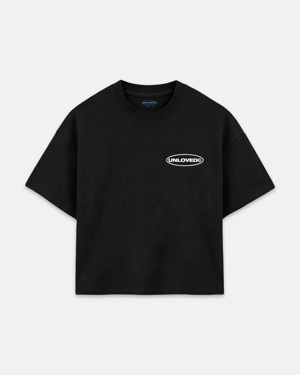 Peace boxy tee nera