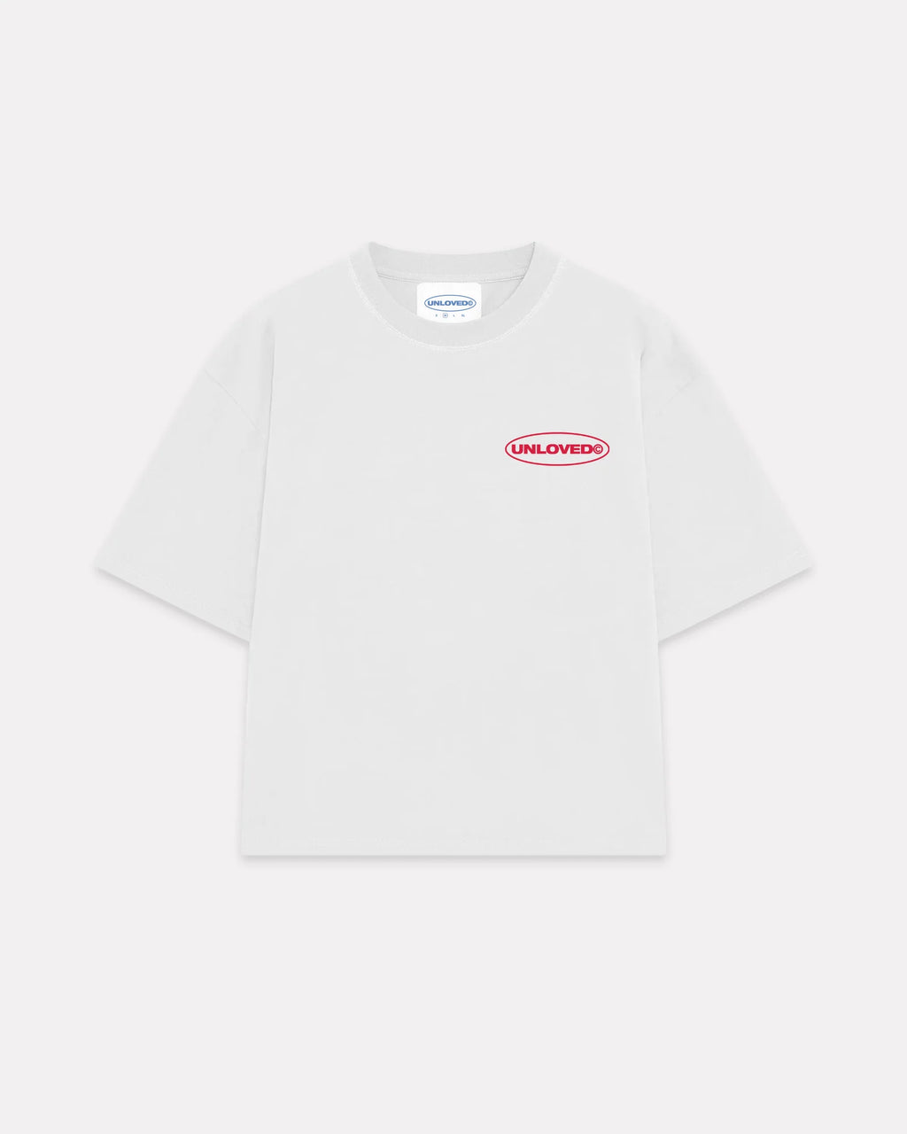 Red Flag boxy tee bianca