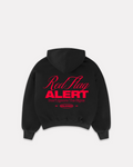 Red Flag boxy hoodie nera