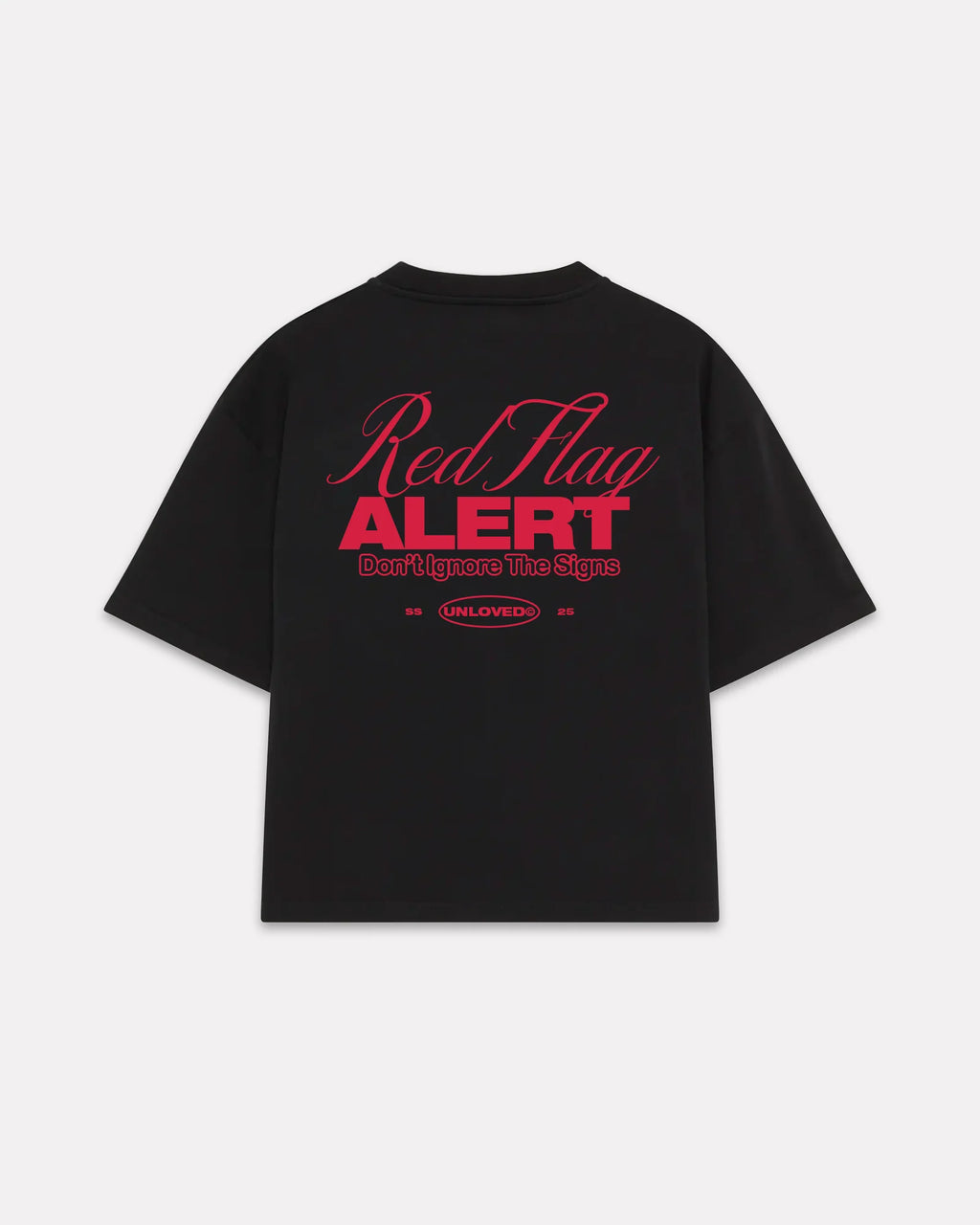 Red Flag boxy tee nera