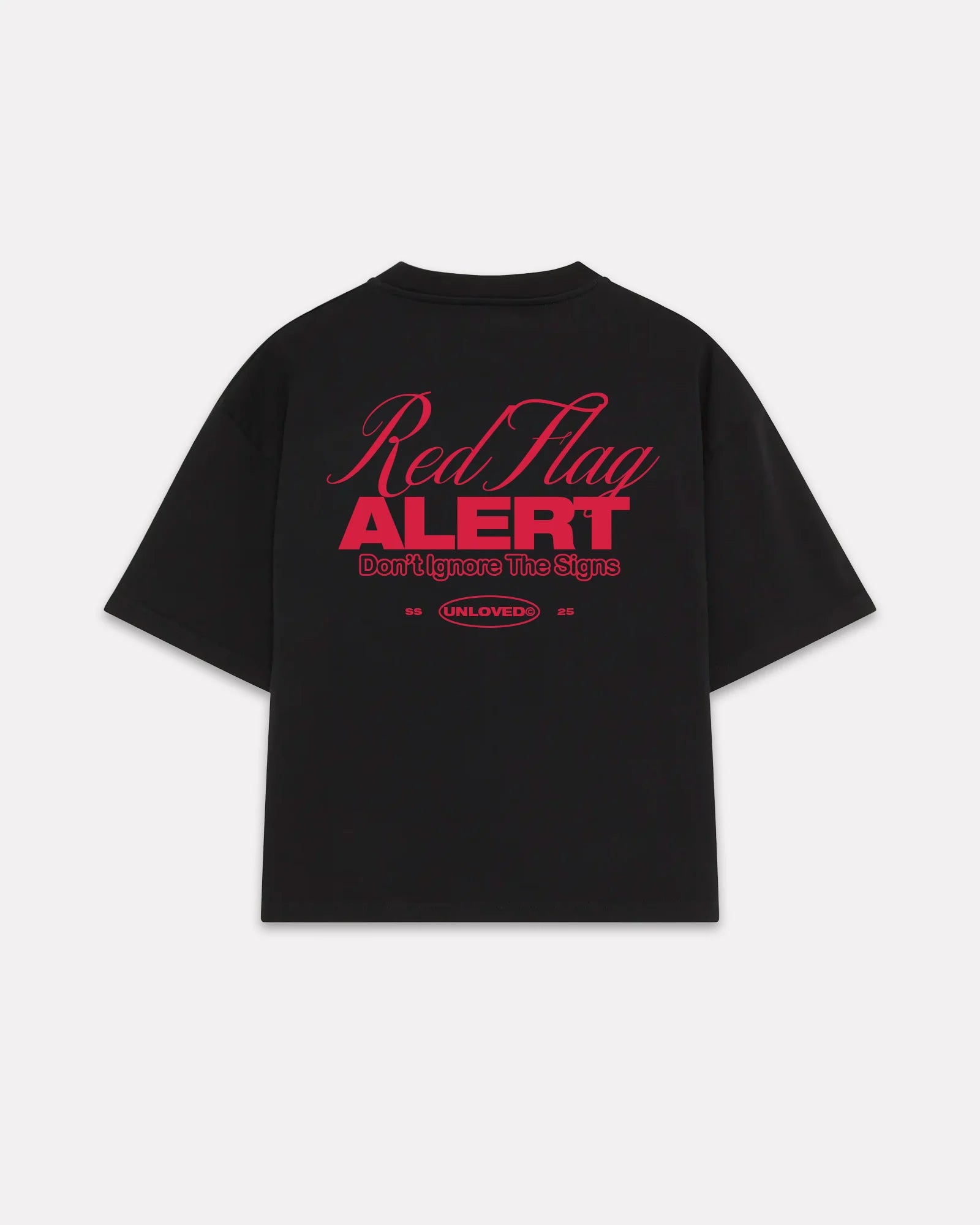 Red Flag boxy tee nera